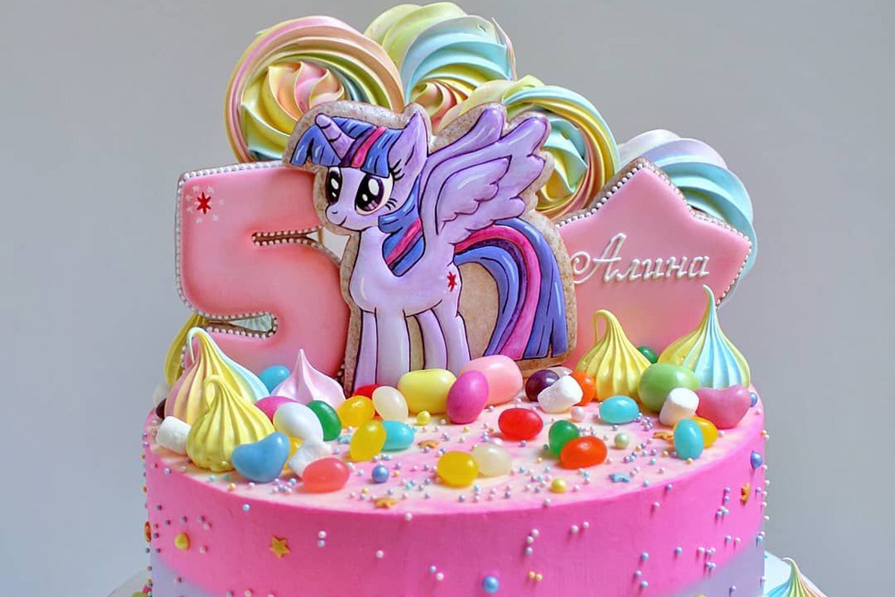 Торт на день рождения My Little Pony