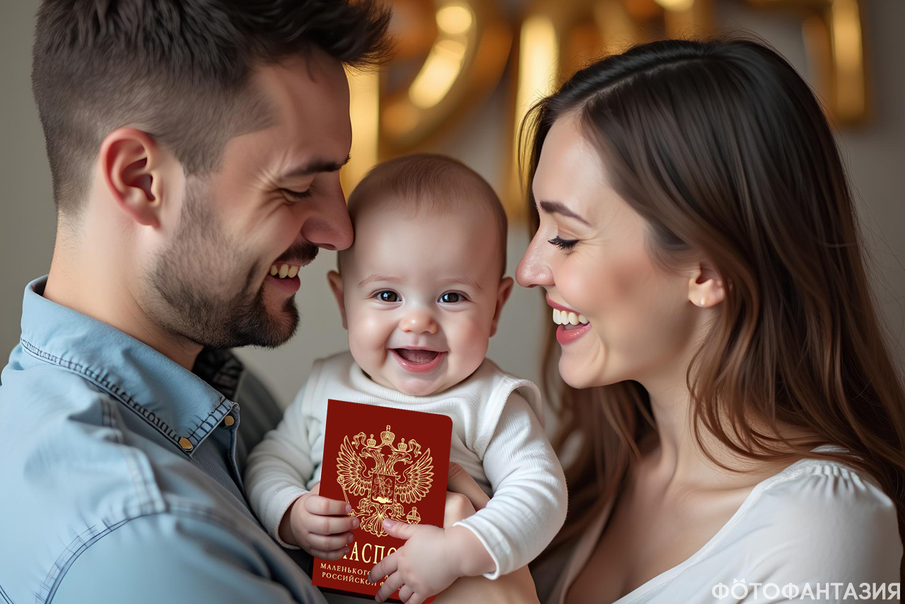 Паспорт в подарок малышу