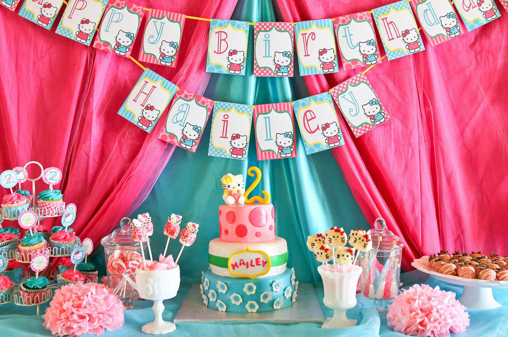 День рождения в стиле Hello Kitty